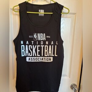 NBA Black and White Basketball Tank size Medium